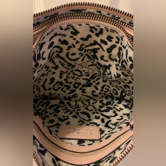 Pink Faux Leather Jessica Simpson Crossbody - Picture 8 of 9